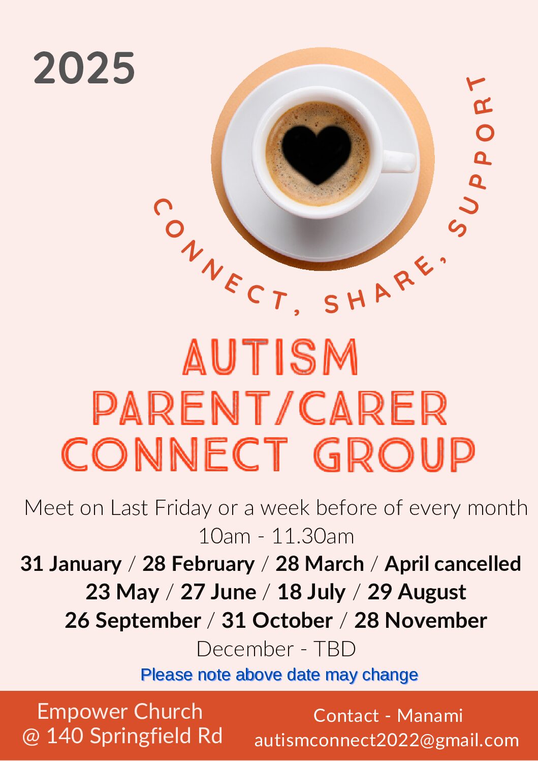 ASD parent connect group 2025 – late